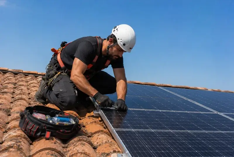 Maintenance et monitoring de panneaux solaires à Saint-Aubin-de-Blaye