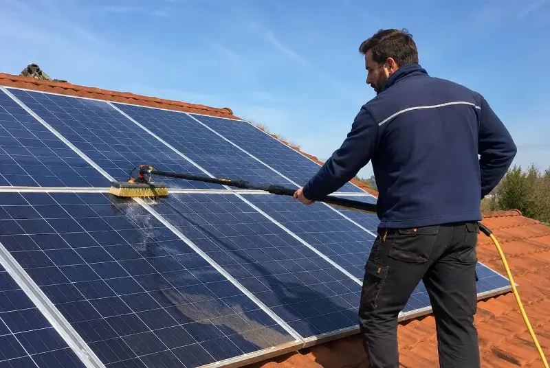 Nettoyage et entretien de panneaux solaires à Saint-Aubin-de-Blaye